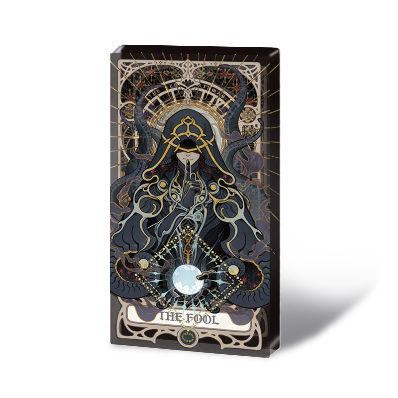 The Seer Pathway Liquid Acrylic Mahjong Tile