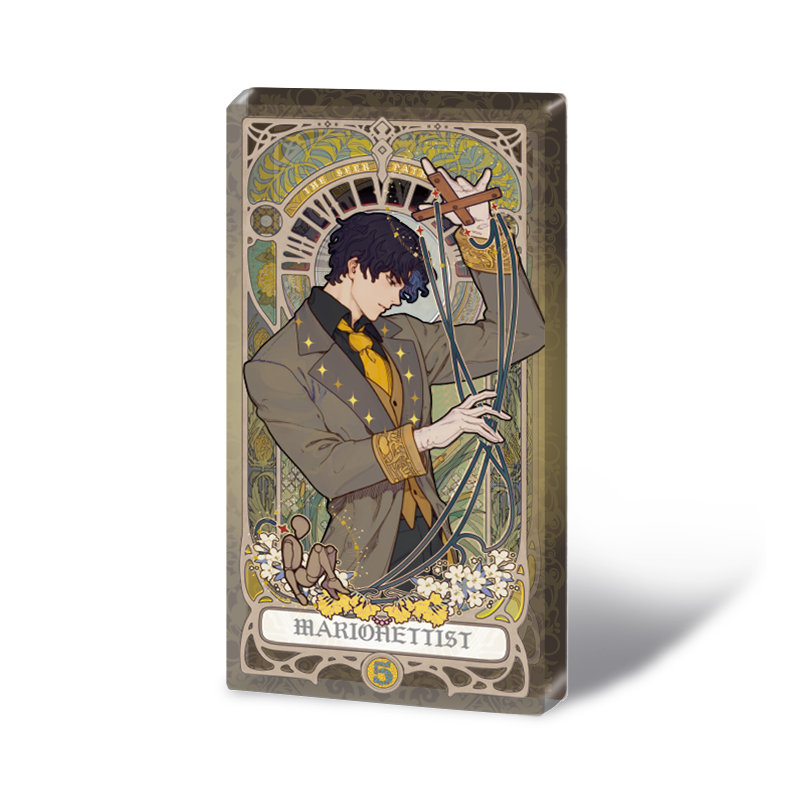 The Seer Pathway Liquid Acrylic Mahjong Tile