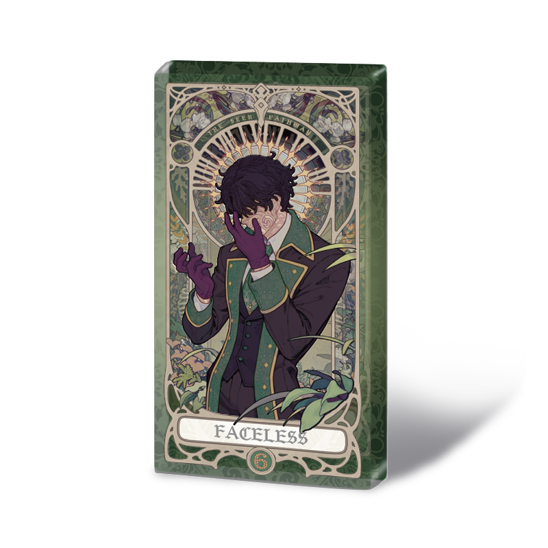 The Seer Pathway Liquid Acrylic Mahjong Tile
