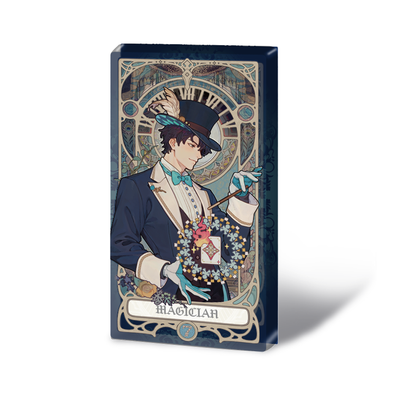 The Seer Pathway Liquid Acrylic Mahjong Tile