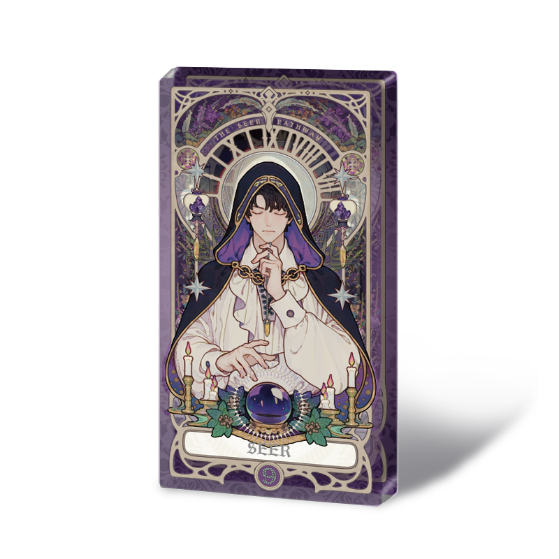 The Seer Pathway Liquid Acrylic Mahjong Tile