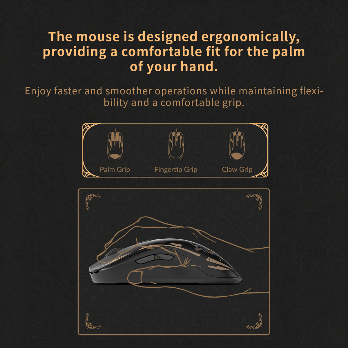 AKKO × Lord of Mysteries Lingdong V9 Pro Tri-Mode Gaming Mouse