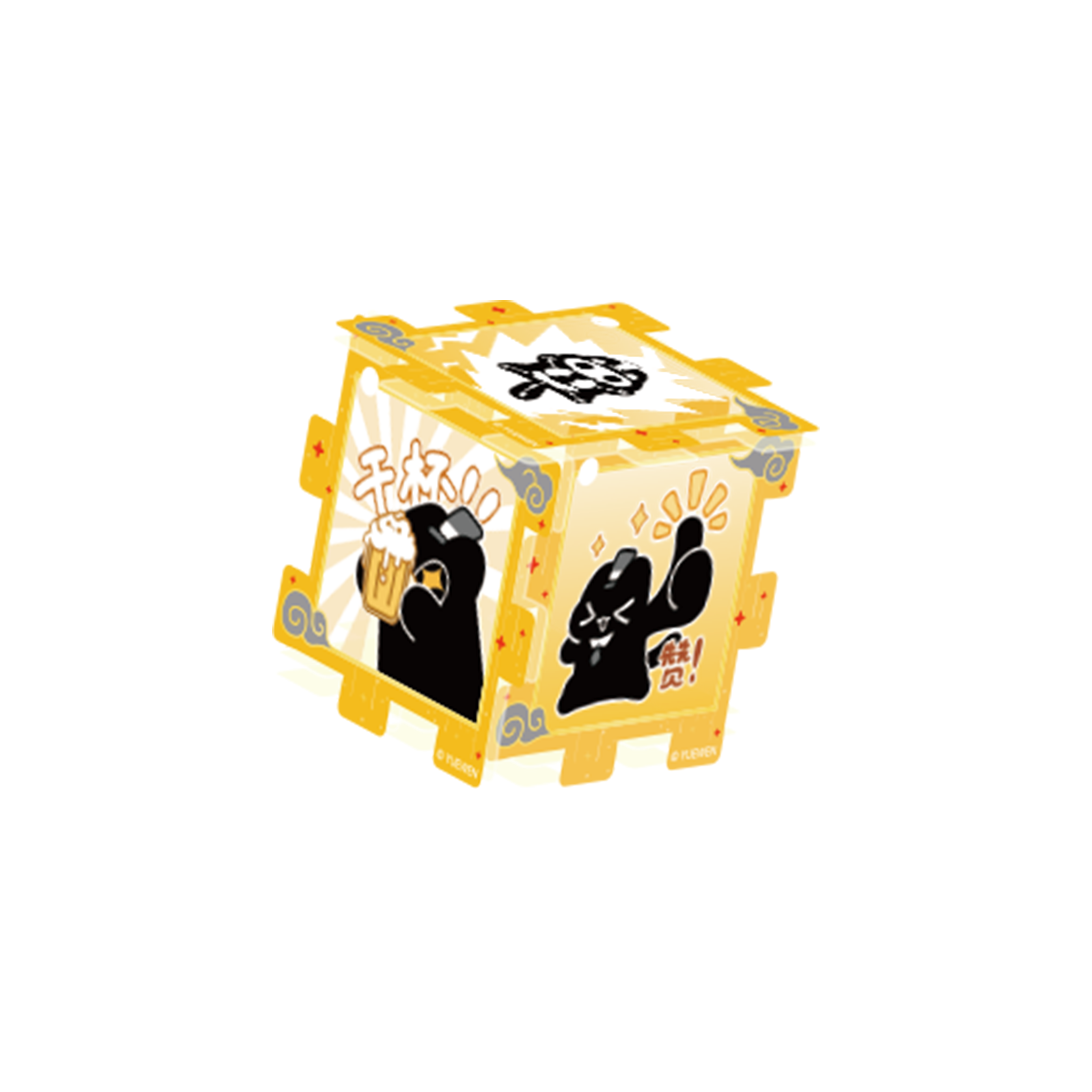 Cat's Adventure Series Acrylic Puzzle Charm Blind Box