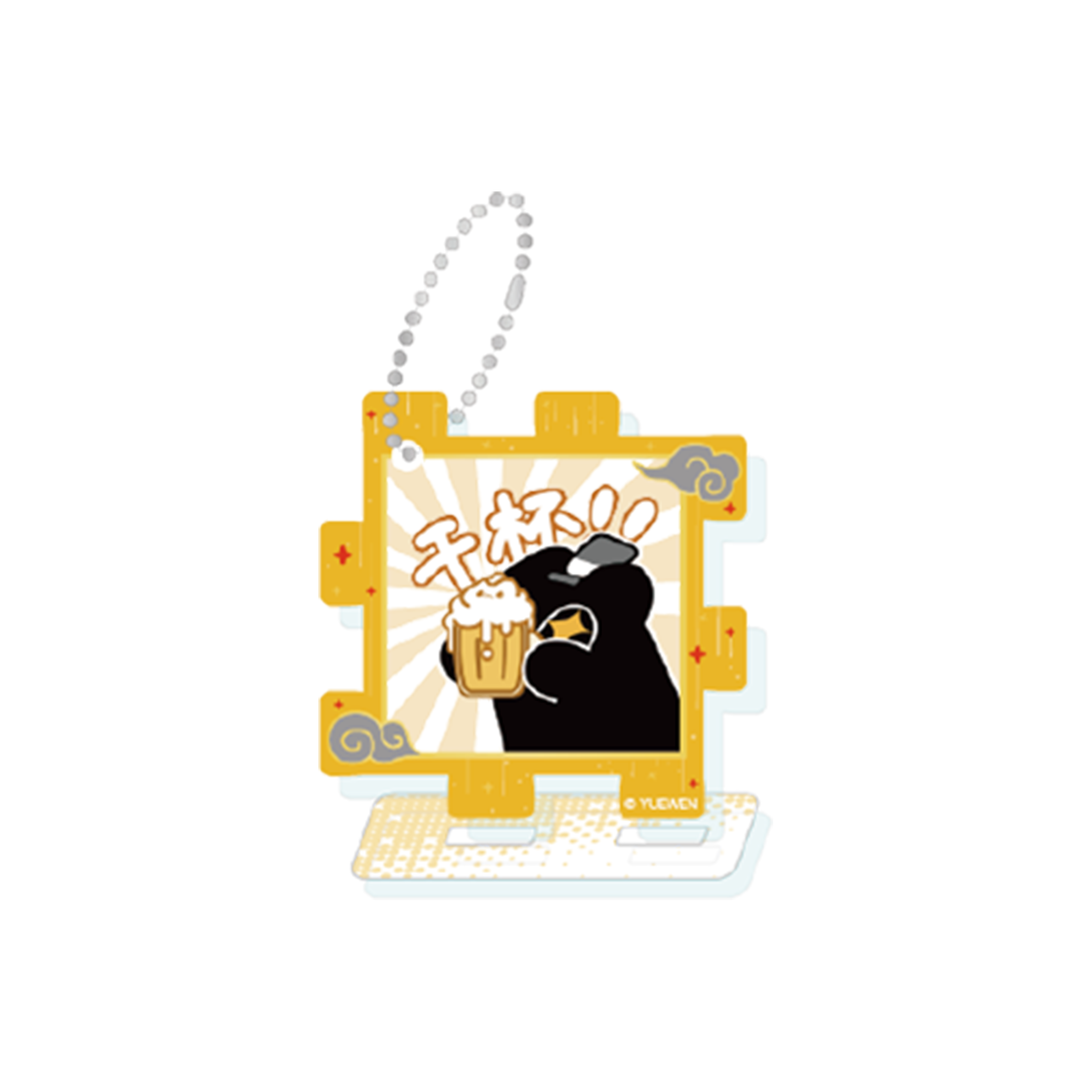 Cat's Adventure Series Acrylic Puzzle Charm Blind Box