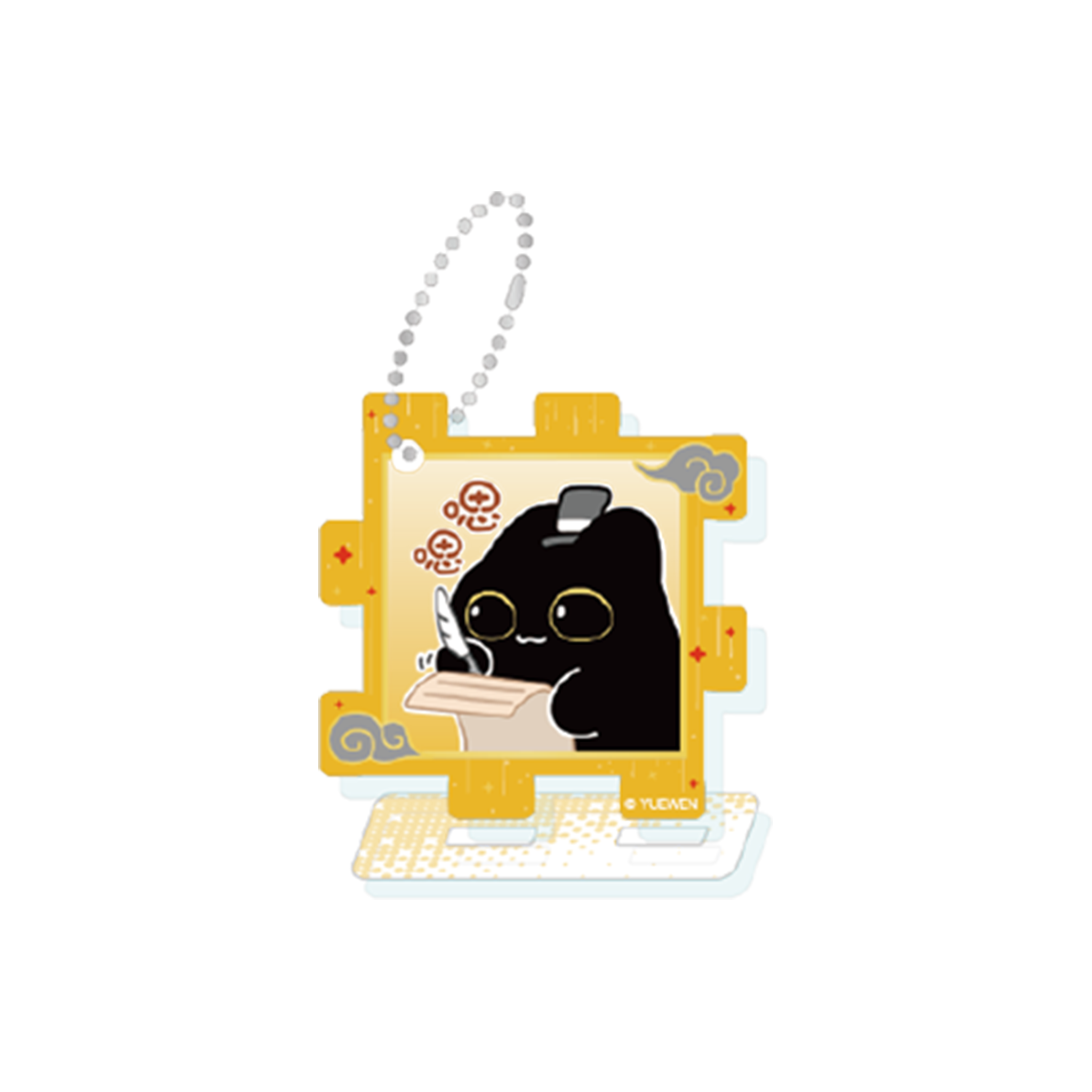 Cat's Adventure Series Acrylic Puzzle Charm Blind Box