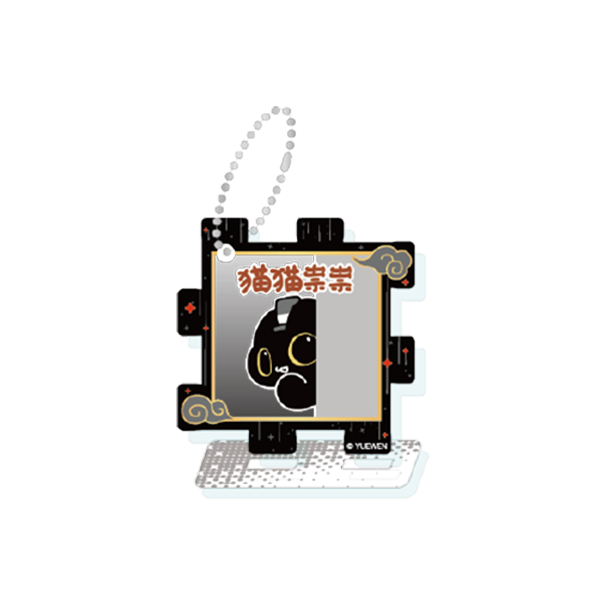Cat's Adventure Series Acrylic Puzzle Charm Blind Box