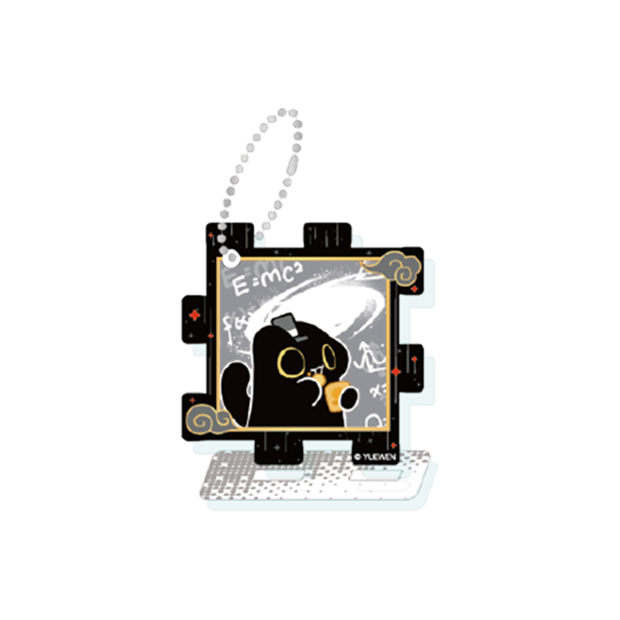 Cat's Adventure Series Acrylic Puzzle Charm Blind Box