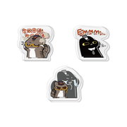 Cat's Adventure Series Emoji Clip