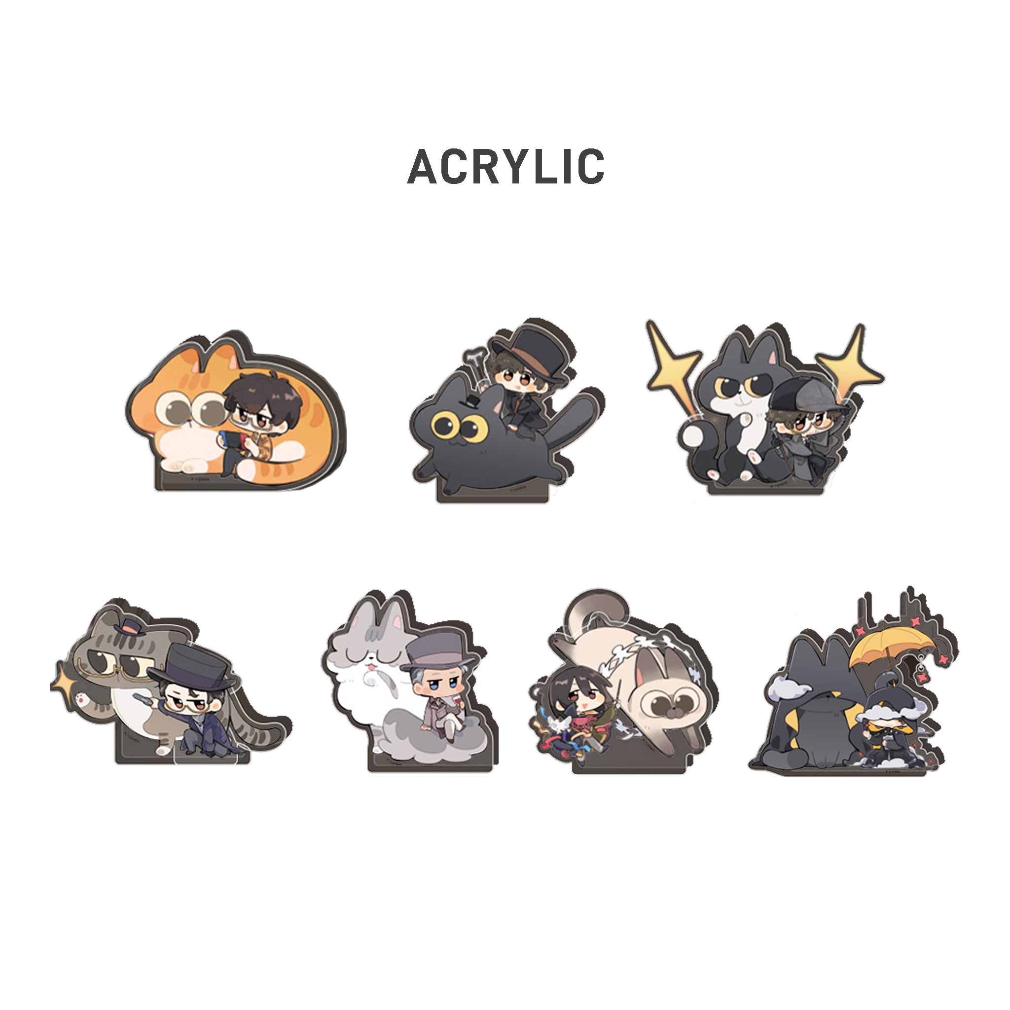 Dispersion of Light Series Chibi Acrylic Action Standee Blind Box