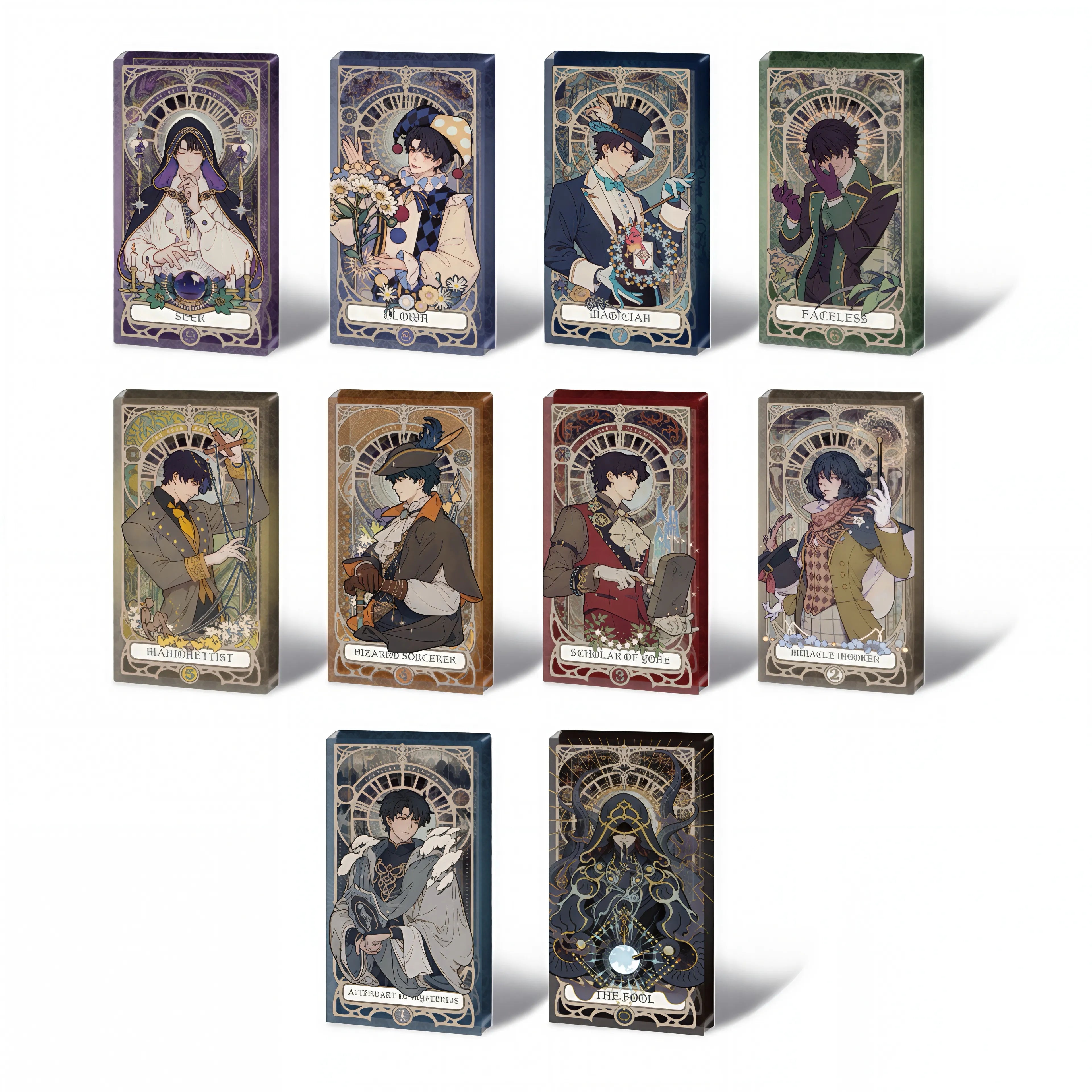 The Seer Pathway Liquid Acrylic Mahjong Tile