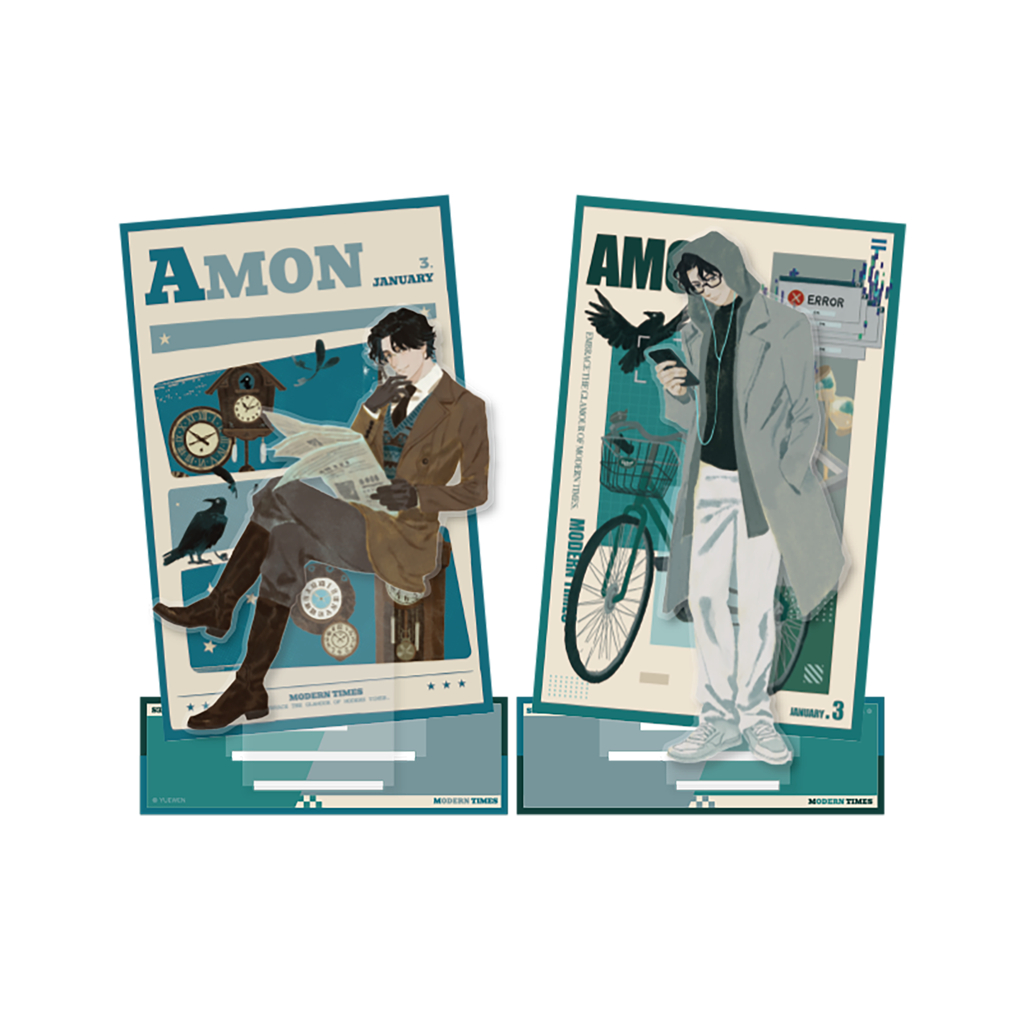Modern Times Series Acrylic Standee Blind Box
