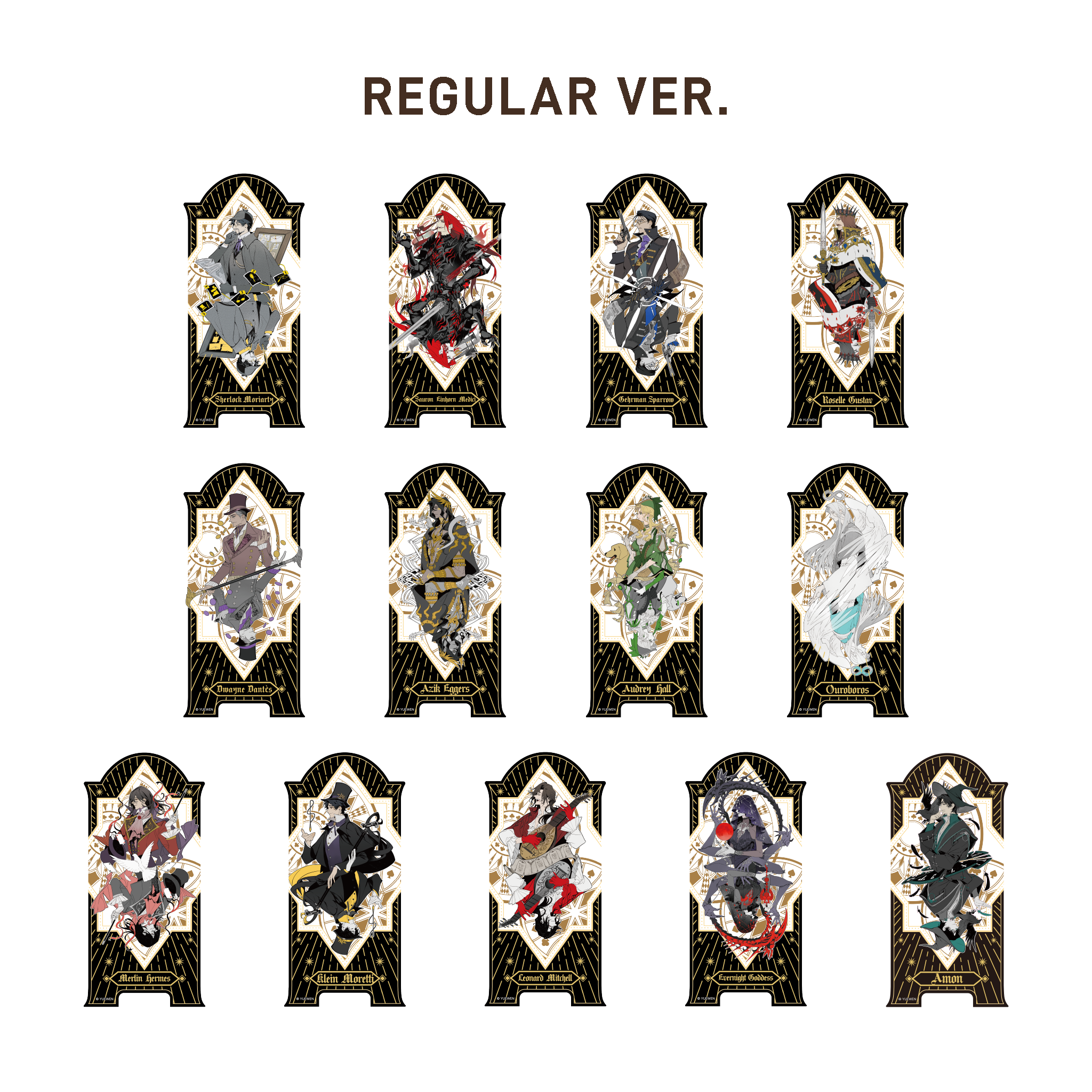 Poker Series Acrylic Magnetic Screen Blind Box