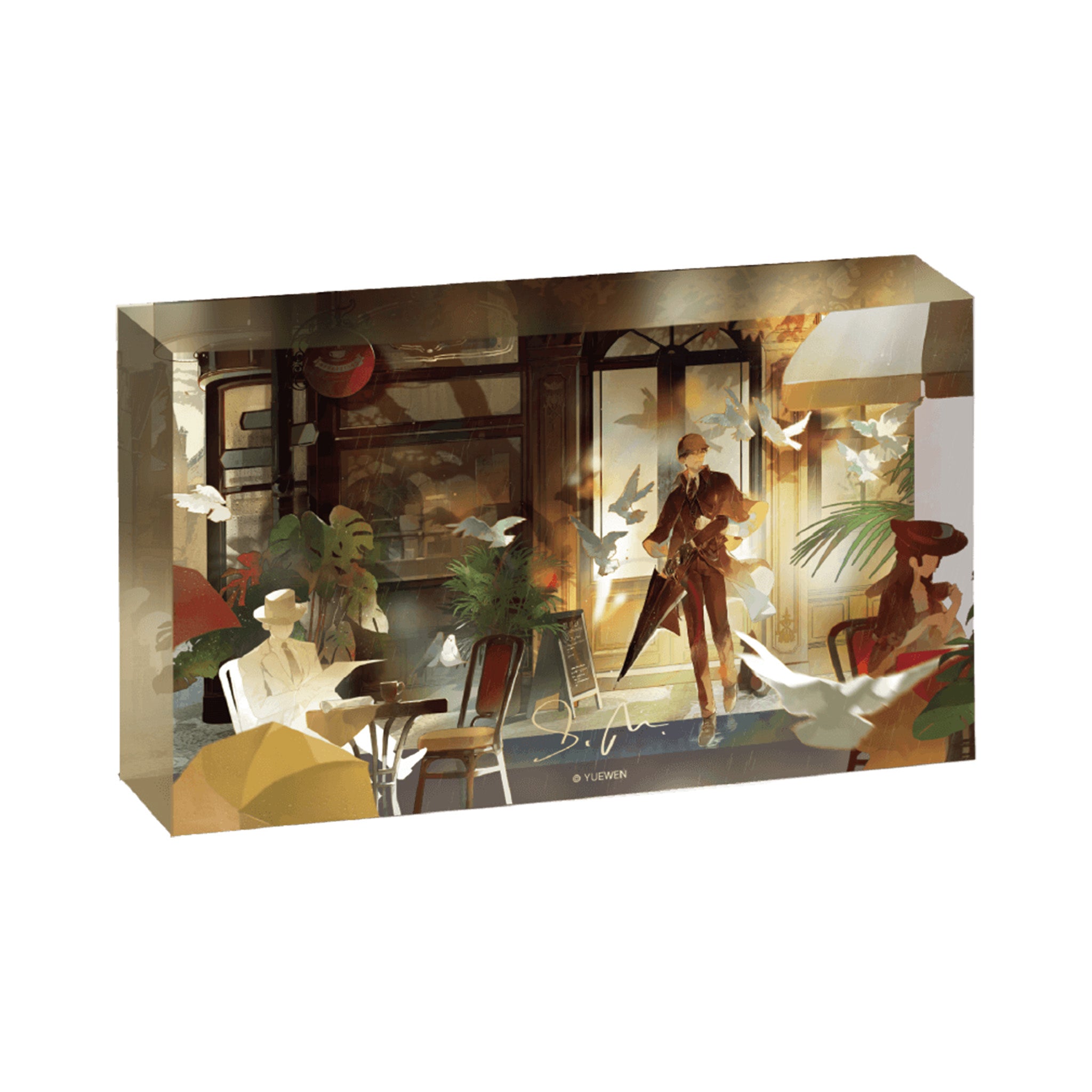 Rainy Season Series Acrylic Block