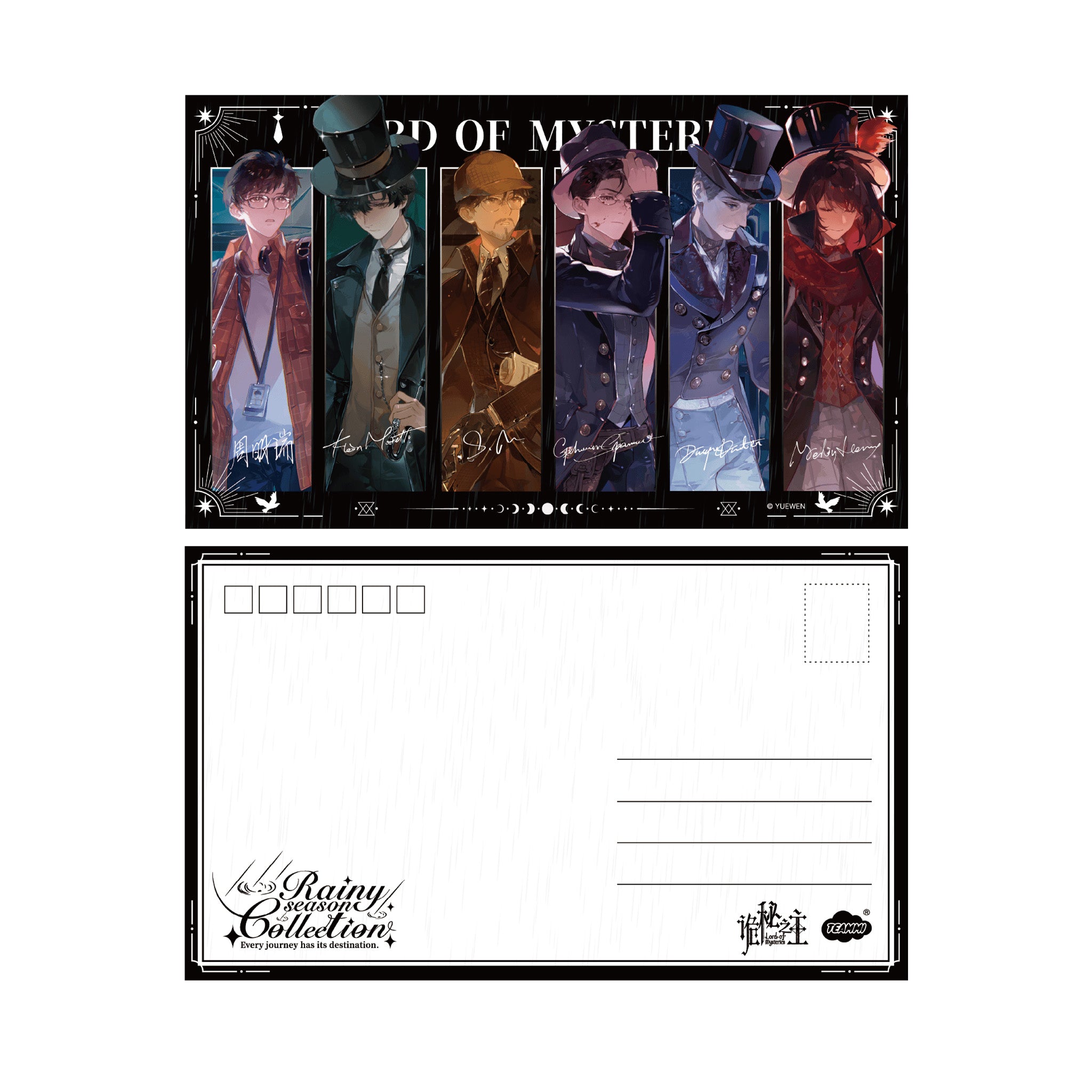 Rainy Season Series Water Sensitive Postcard Blind Box