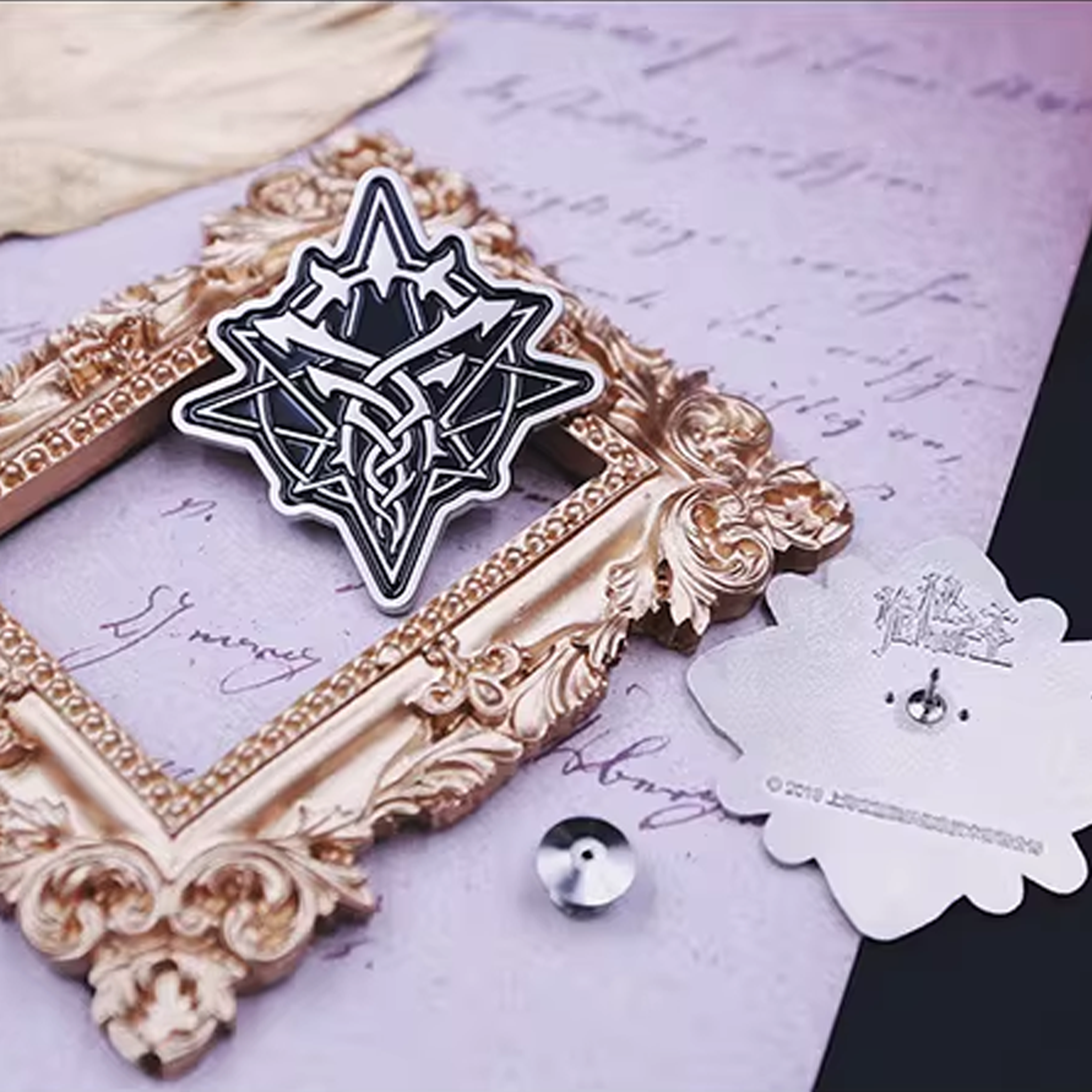 Sacred Emblem Metal Pin