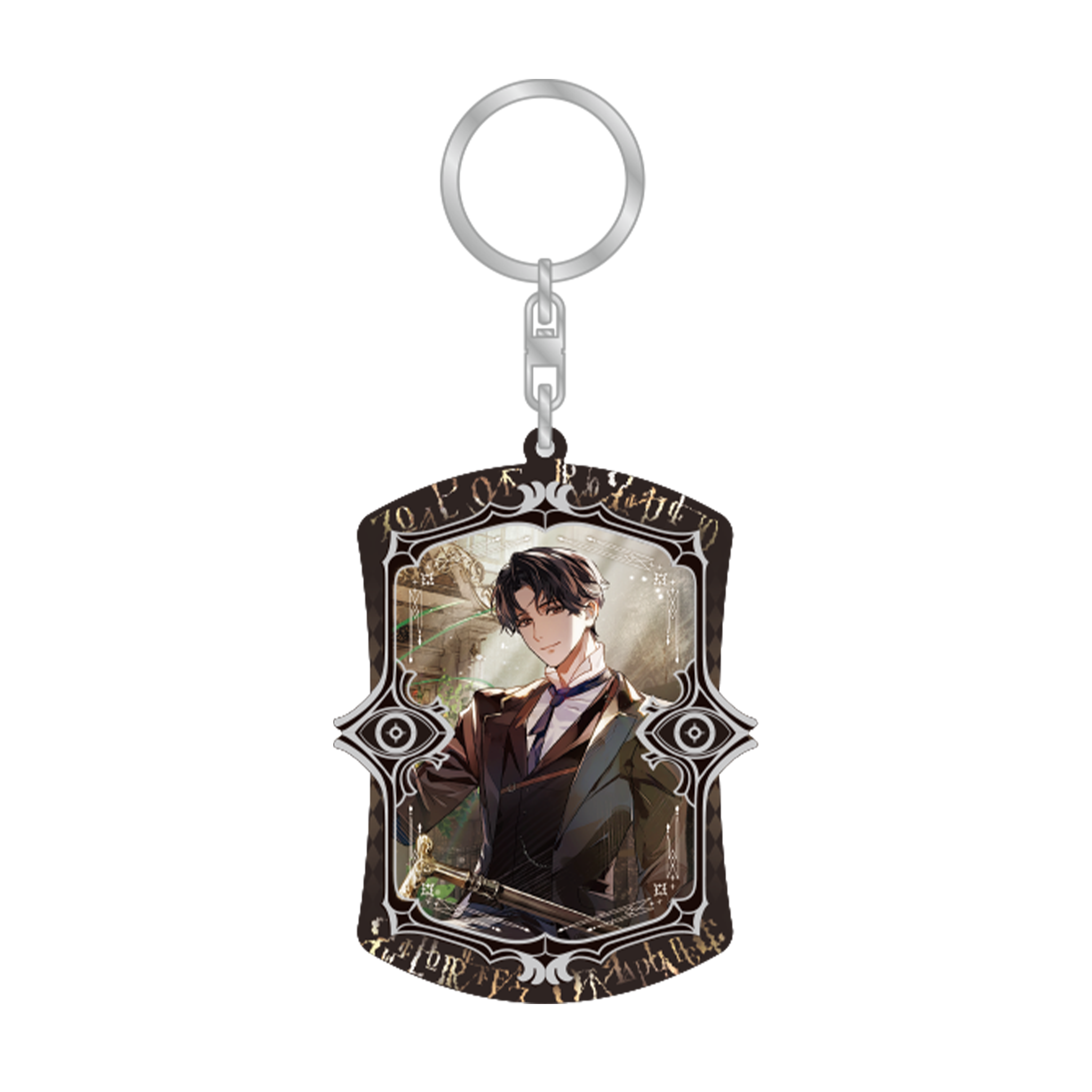 Shattered Light Dome Series Mirror Acrylic Charm