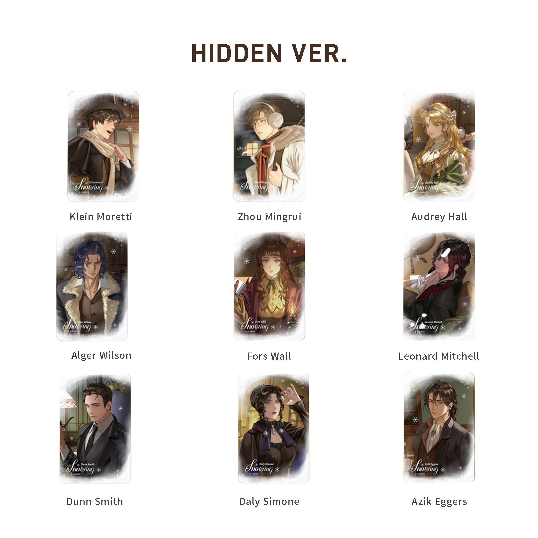 Snowing Series Badge Blind Box