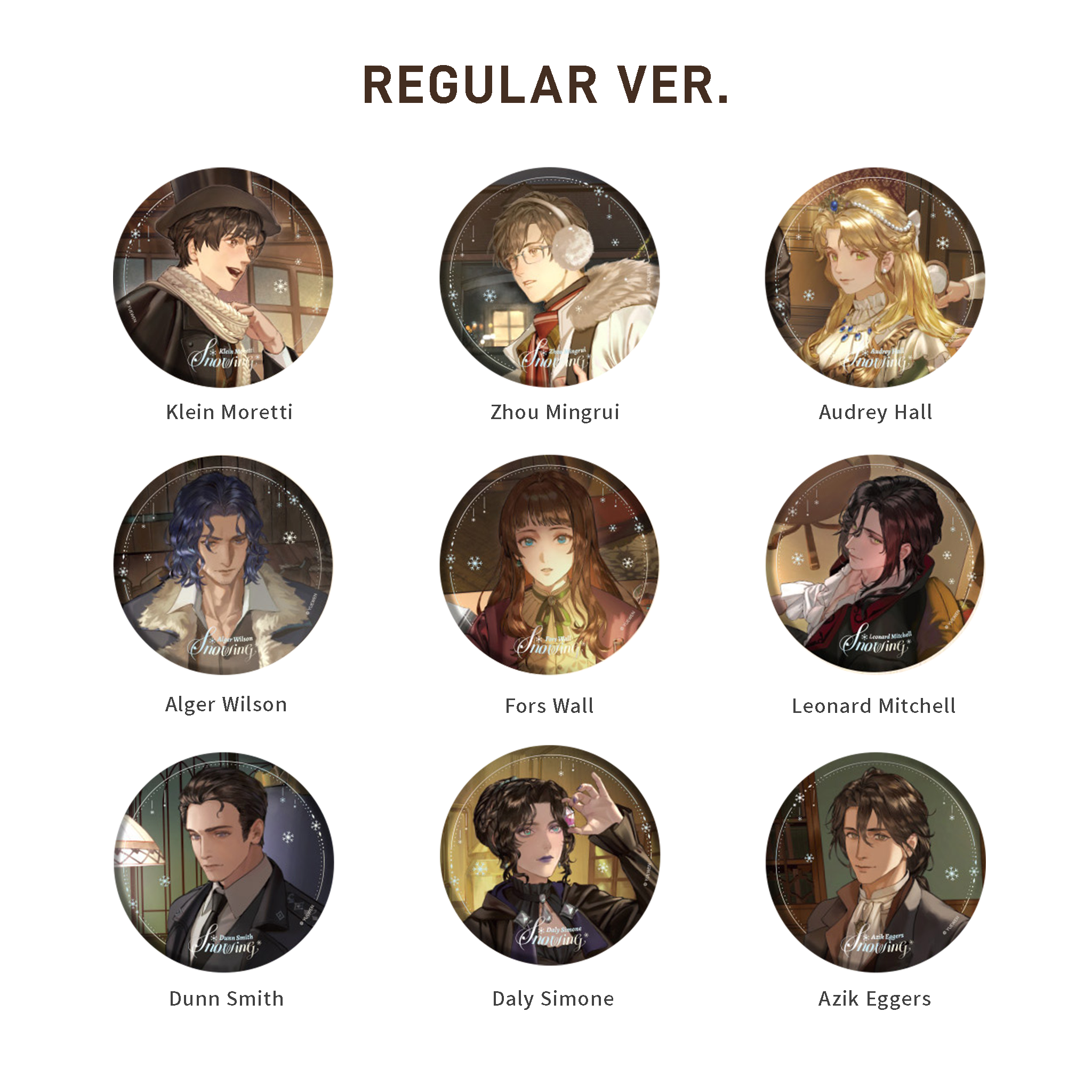 Snowing Series Badge Blind Box