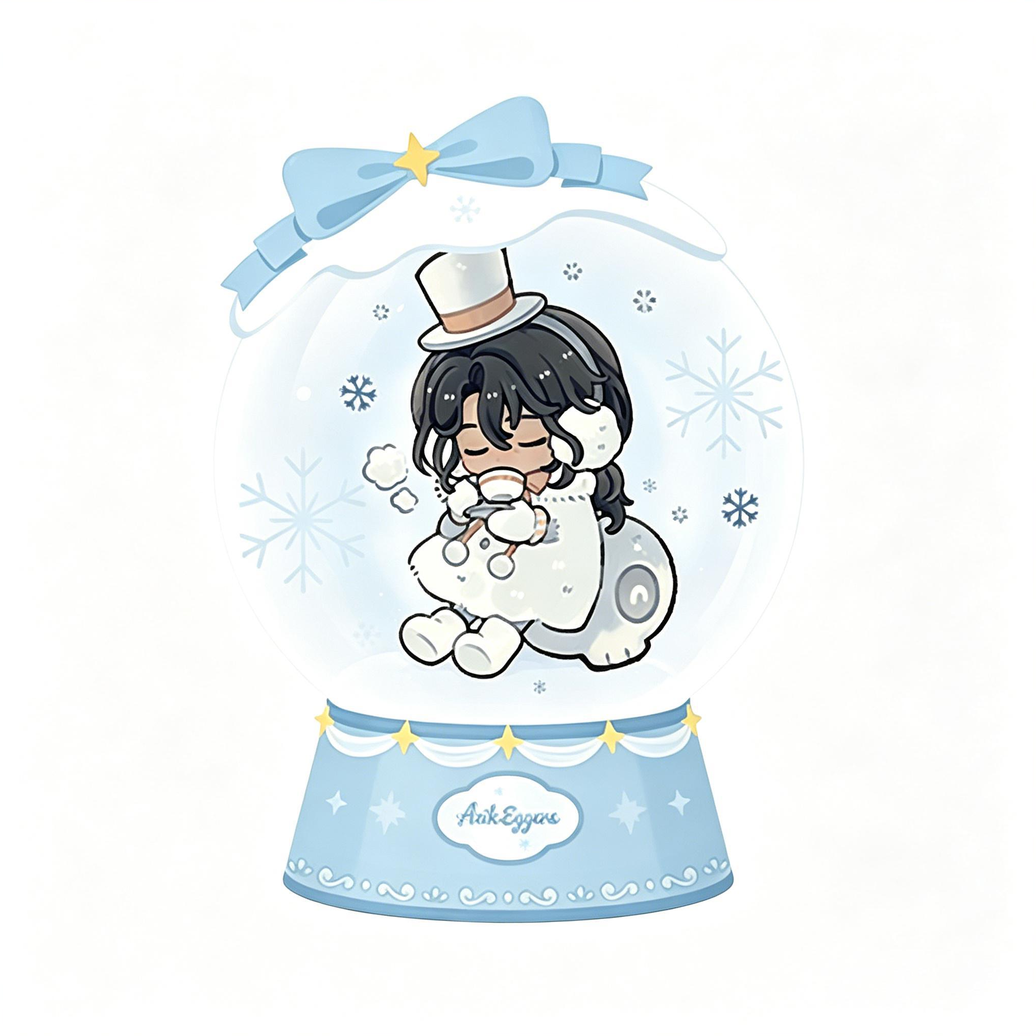 Snowing Series Acrylic Block Blind Box