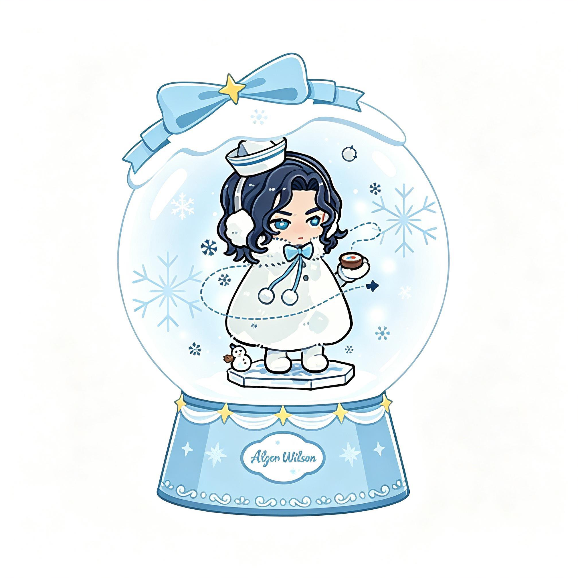 Snowing Series Acrylic Block Blind Box