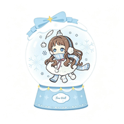 Snowing Series Acrylic Block Blind Box