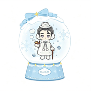 Snowing Series Acrylic Block Blind Box