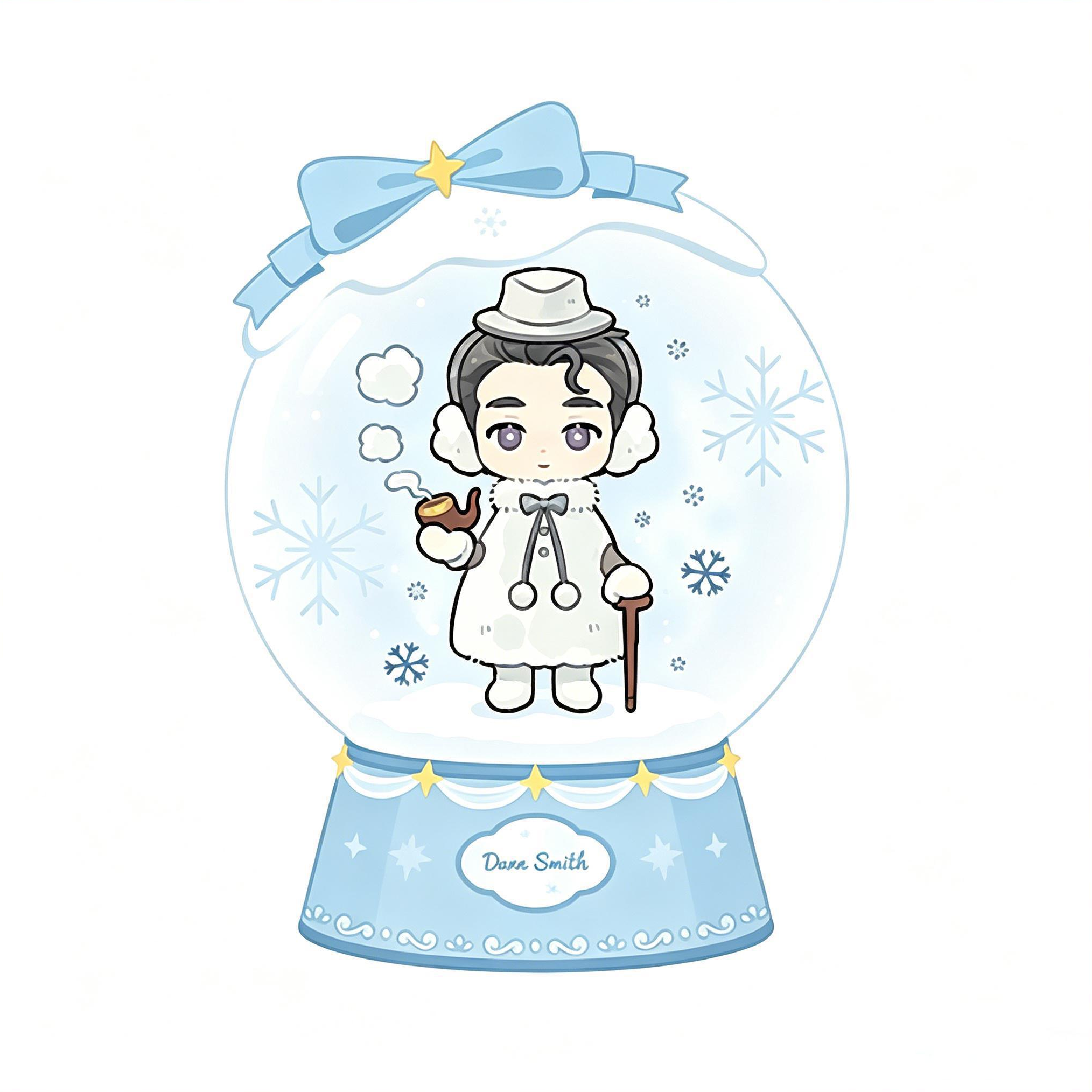 Snowing Series Acrylic Block Blind Box