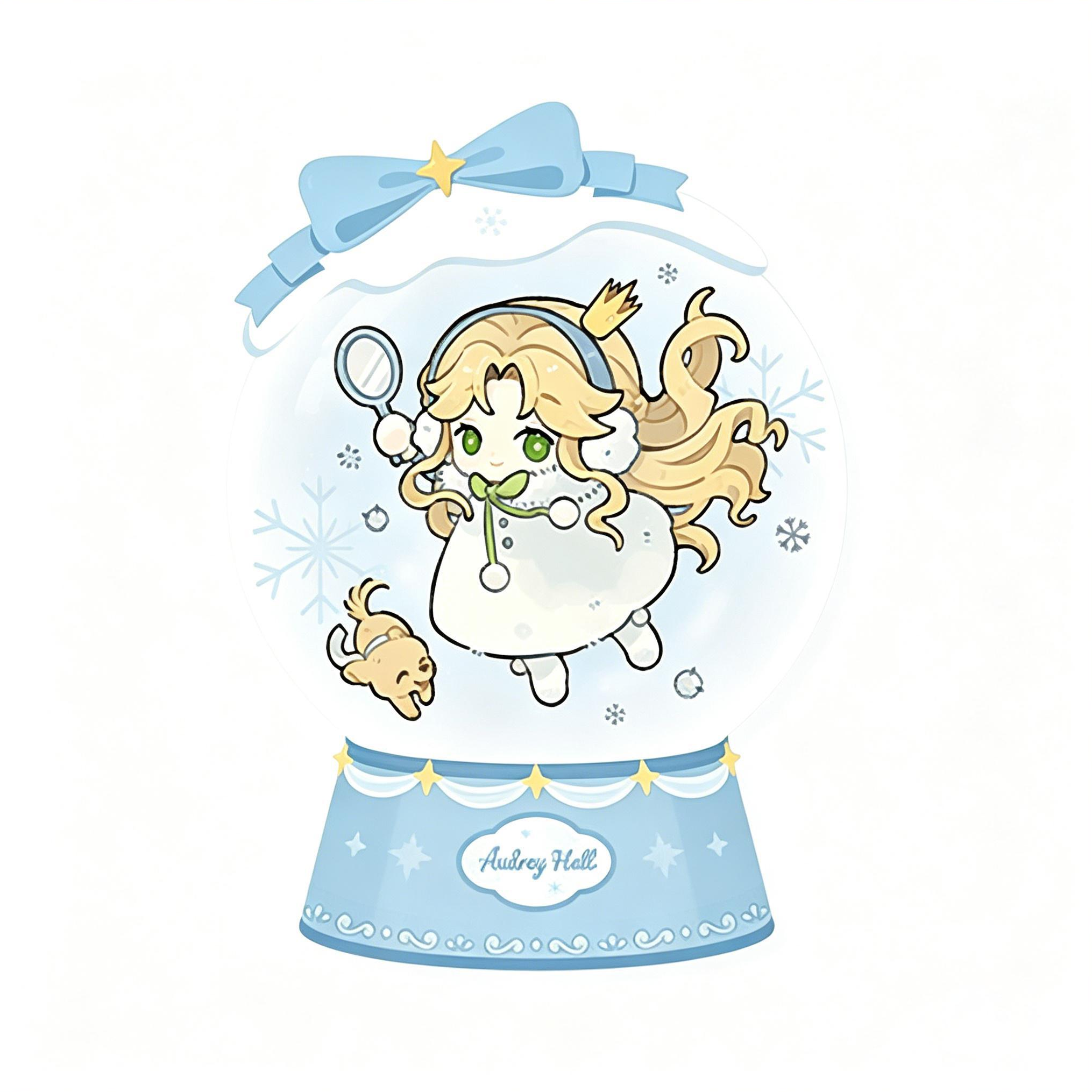 Snowing Series Acrylic Block Blind Box