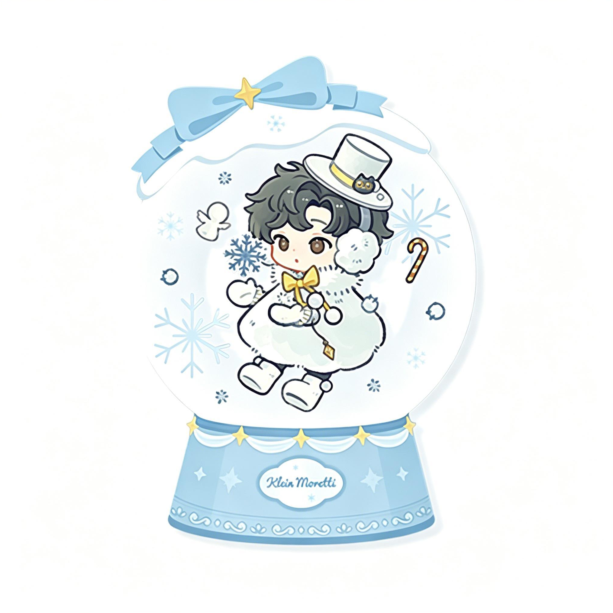 Snowing Series Acrylic Block Blind Box