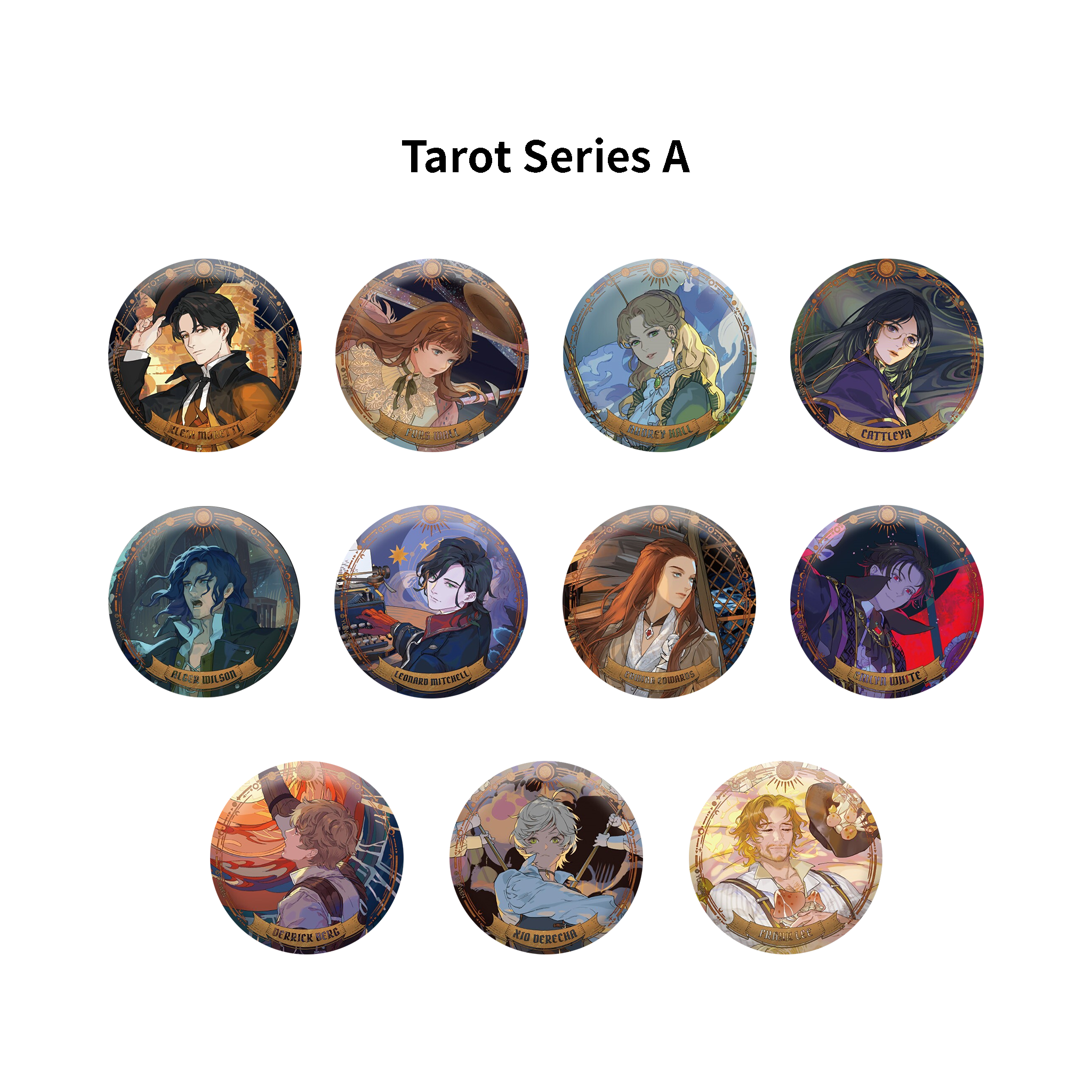 Tarot Series Double Flash Badge Blind Box