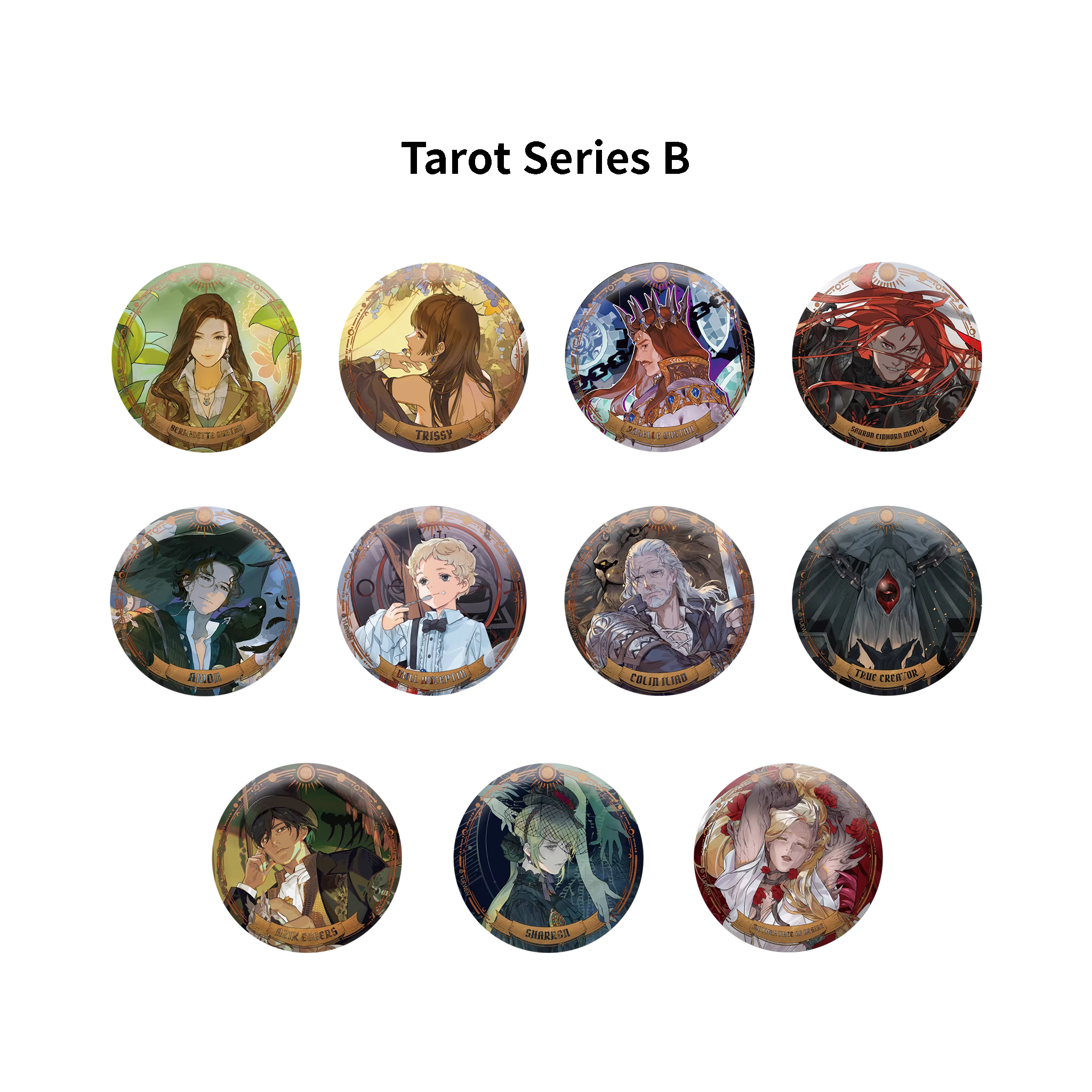 Tarot Series Double Flash Badge Blind Box