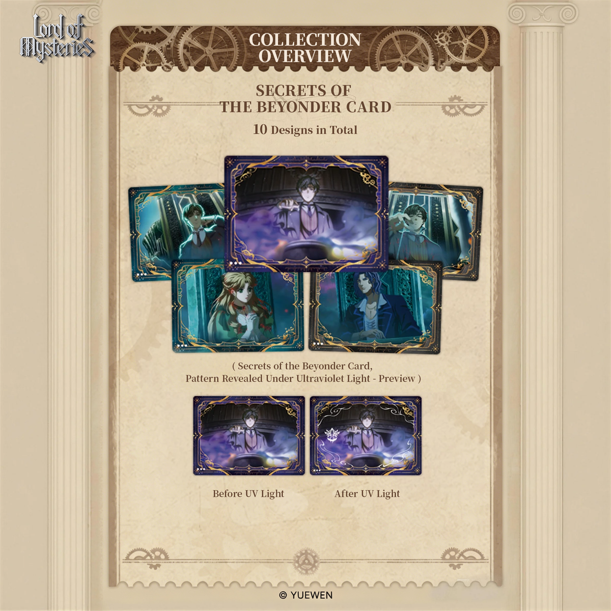 Lord of Mysteries x Hitcard: The Jester Arc Donghua Series Collectible Cards