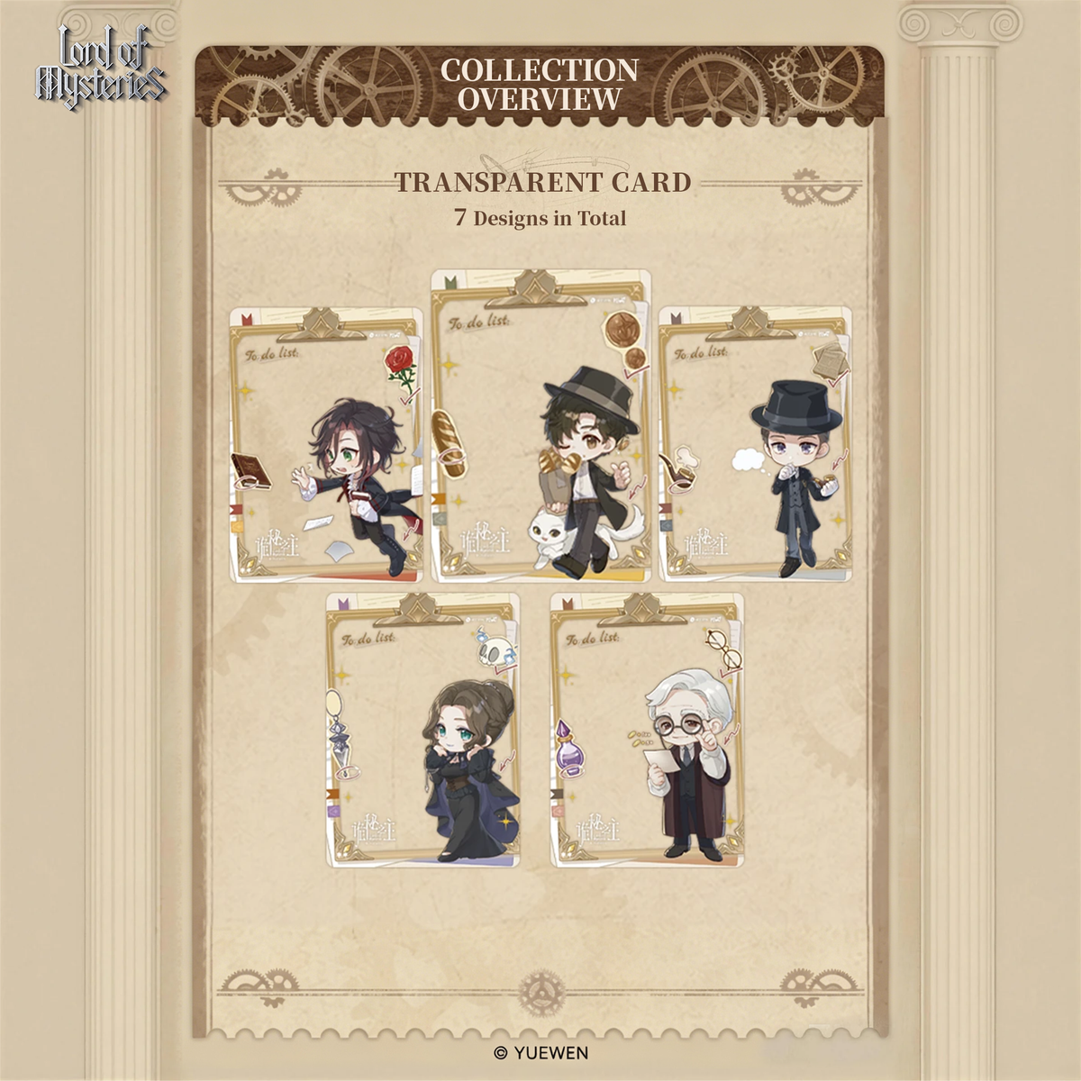 Lord of Mysteries x Hitcard: The Jester Arc Donghua Series Collectible Cards