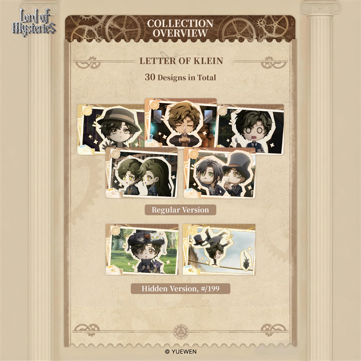 Lord of Mysteries x Hitcard: The Jester Arc Donghua Series Collectible Cards