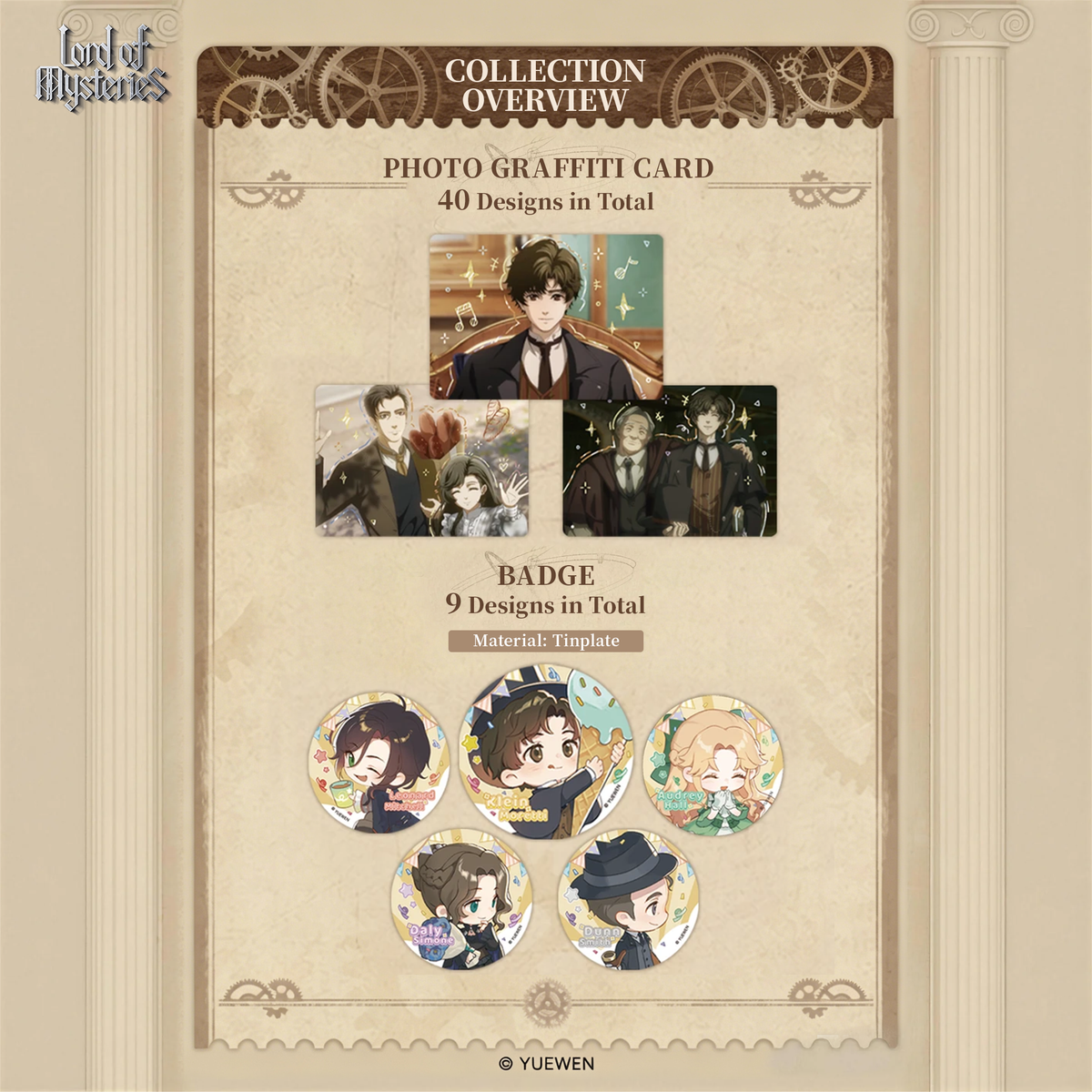 Lord of Mysteries x Hitcard: The Jester Arc Donghua Series Collectible Cards