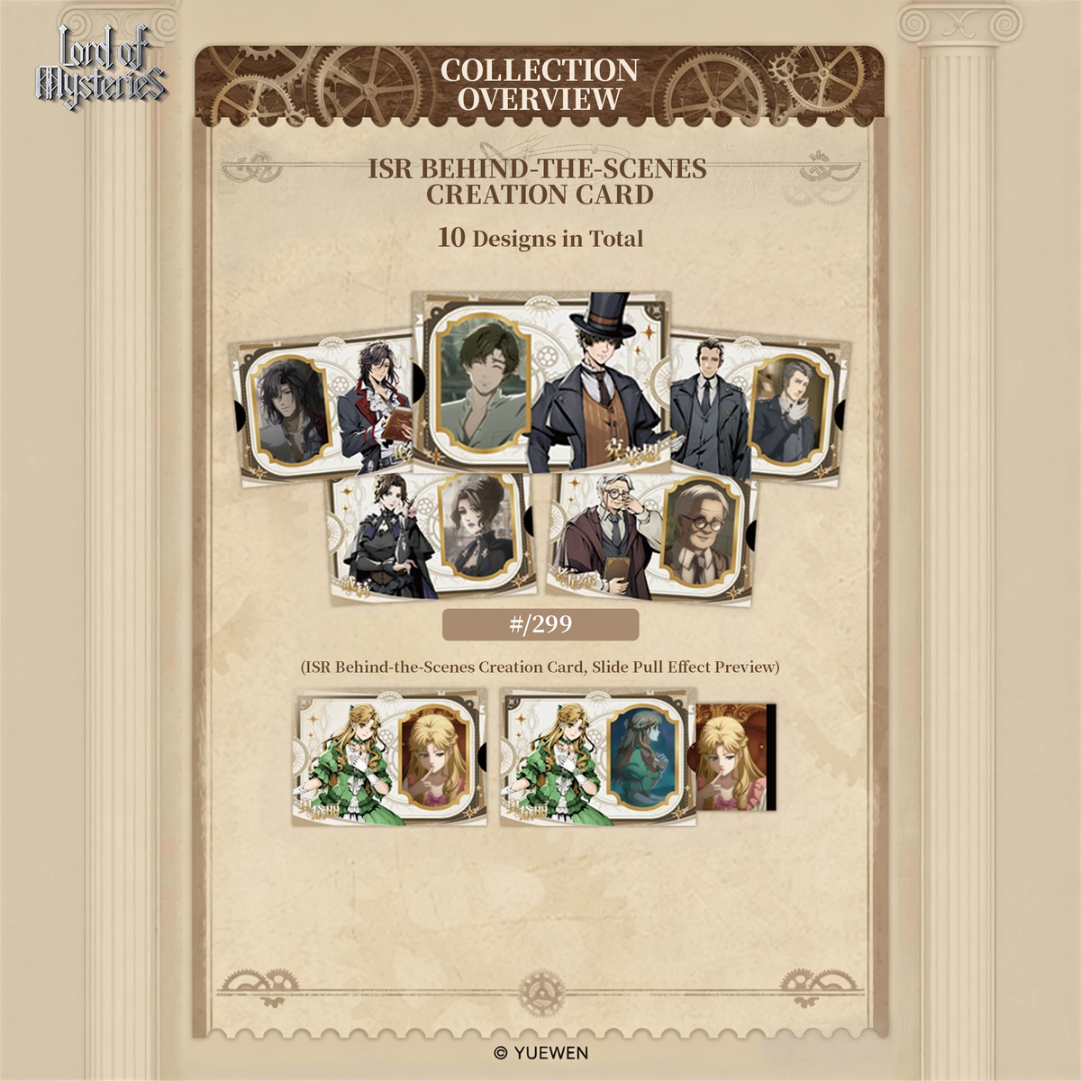 Lord of Mysteries x Hitcard: The Jester Arc Donghua Series Collectible Cards