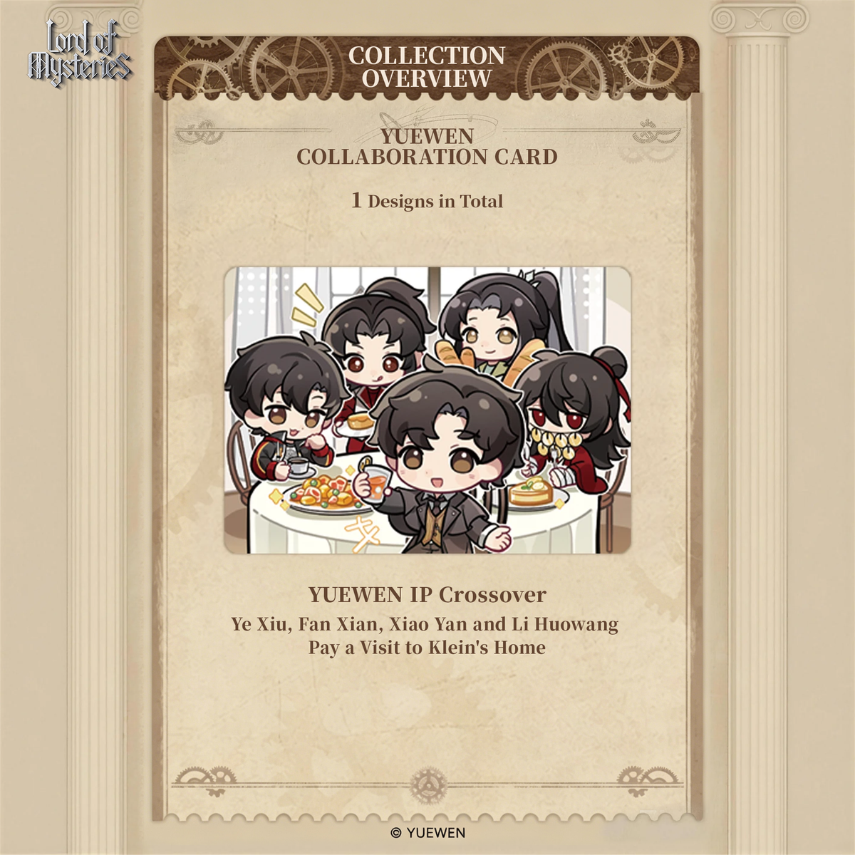 Lord of Mysteries x Hitcard: The Jester Arc Donghua Series Collectible Cards