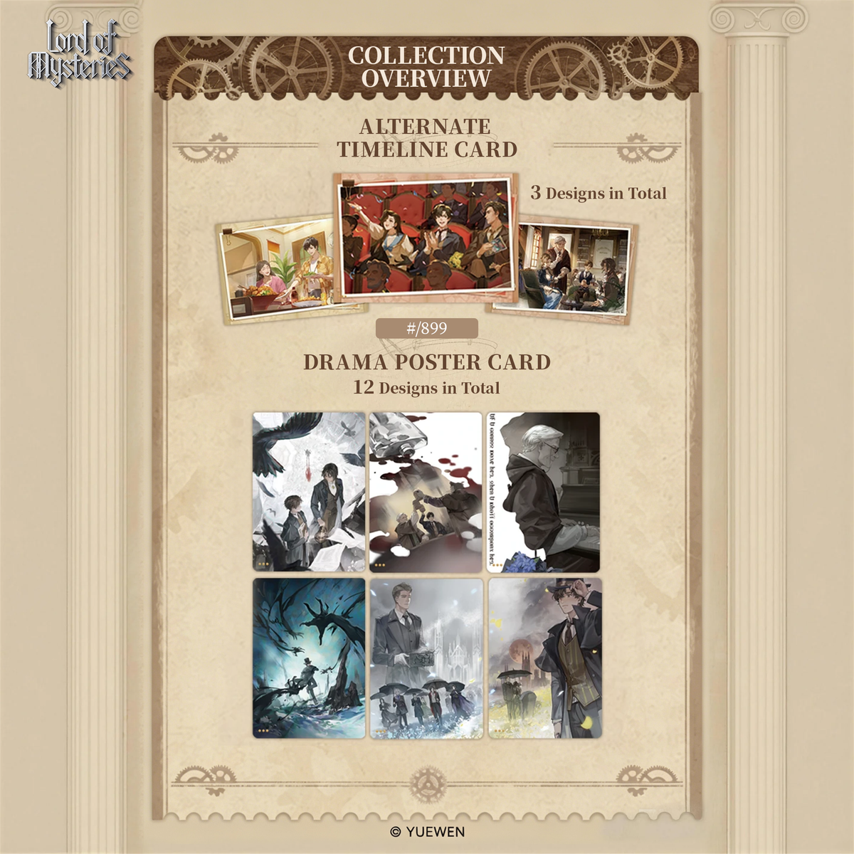 Lord of Mysteries x Hitcard: The Jester Arc Donghua Series Collectible Cards