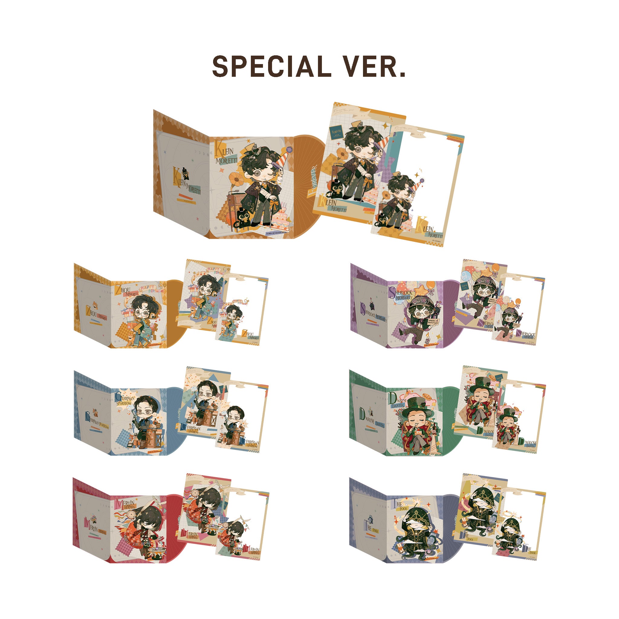 The Forever Series Clear Card & Polaroid Set Blind Box