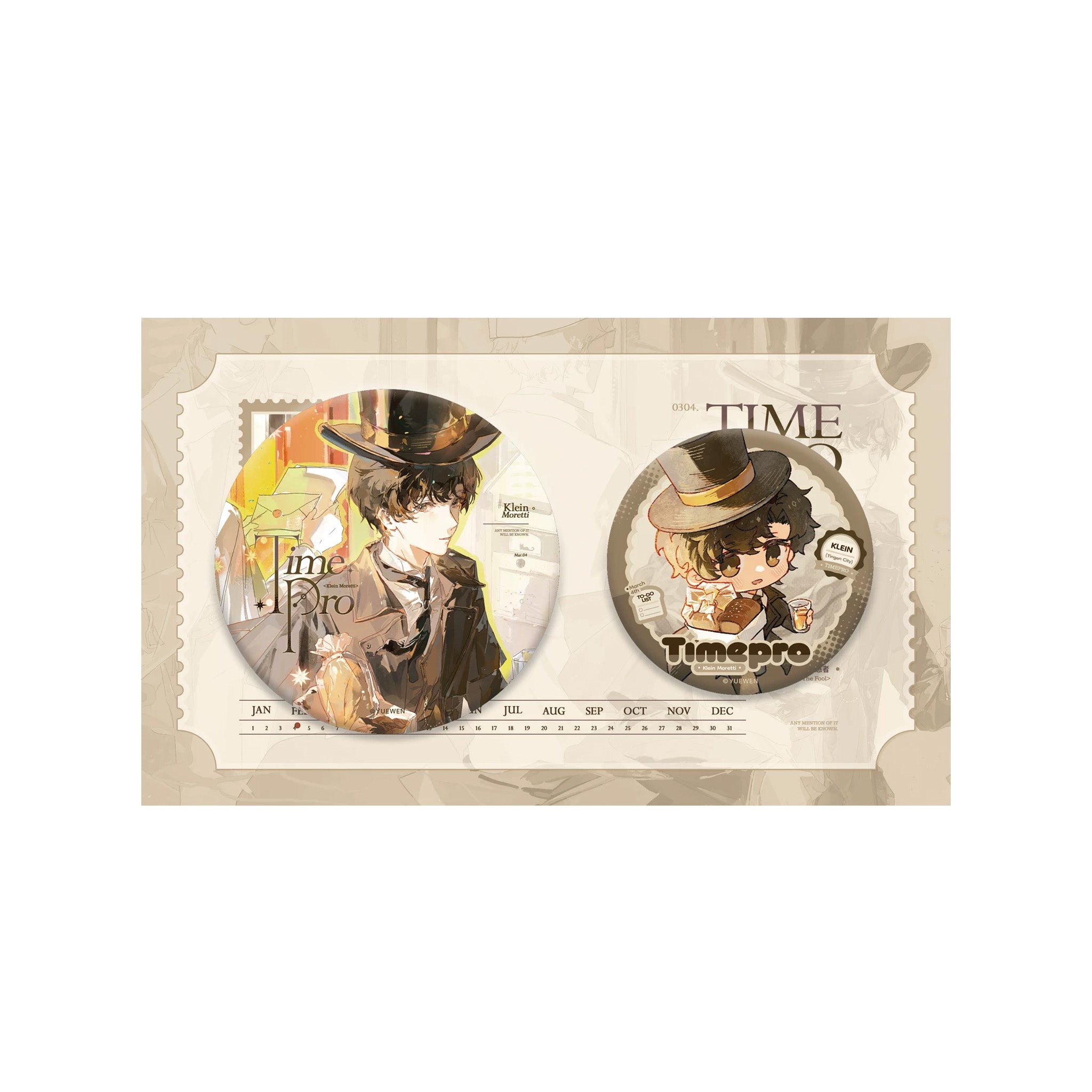Timepro Series Badge set